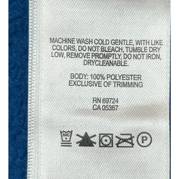 Columbia Jacket Mens XXL Gray Blue Colorblock Steens Mountain Fleece Full Zip - Picture 6 of 8